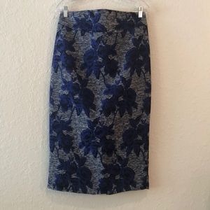 Gabrielle Union Floral Pencil Skirt